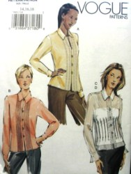 7801 EZ VOGUE TUCK LS BLOUSE,CAMI TOP PATTERN 8-12,14-18
